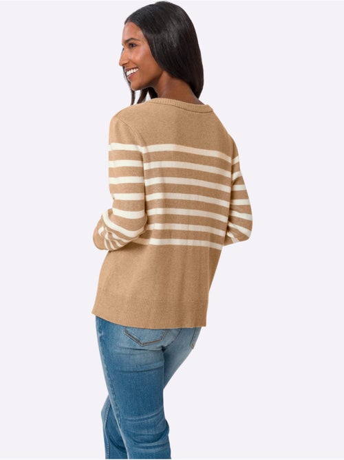 Gilet Motif à Rayures Exclusif - Taille Standard - helline - Kiabi