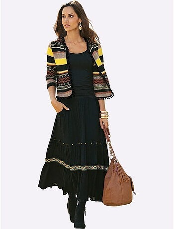 Gilet Motif à Rayures Tendance - Taille Standard - Helline