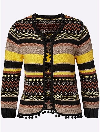 Gilet Motif à Rayures Tendance - Taille Standard - Helline