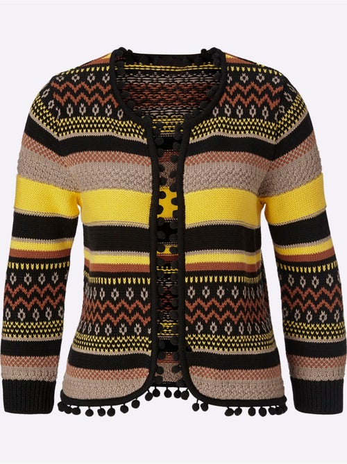 Gilet Motif à Rayures Tendance - Taille Standard - helline - Kiabi