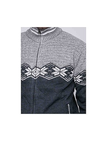 Gilet motif jacquard LUNIPARK