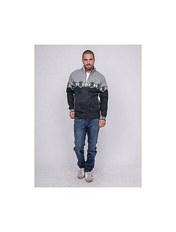 Gilet motif jacquard LUNIPARK