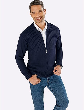 Gilet motif tricoté délicat - taille standard - moda vilona