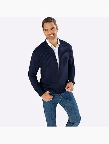 Gilet motif tricoté délicat - taille standard - moda vilona