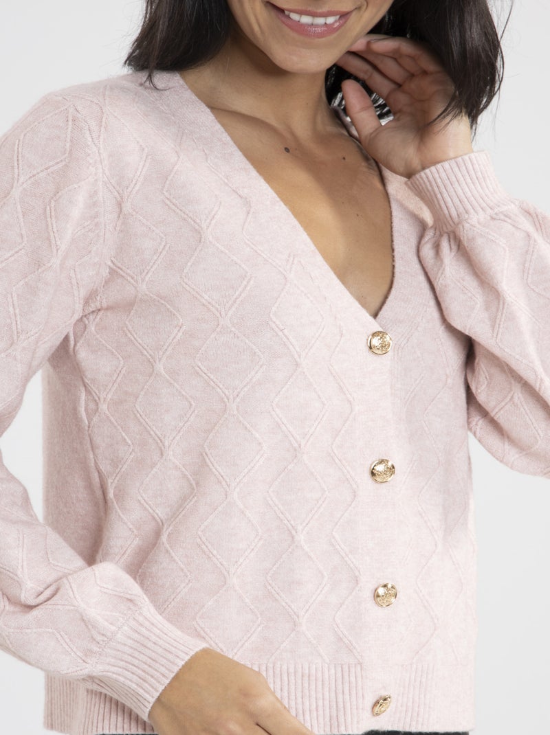 Gilet Nael Rose | Gerard Pasquier Rose - Kiabi