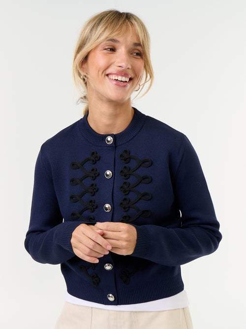 Gilet officier avec galons décoratifs - Kiabi