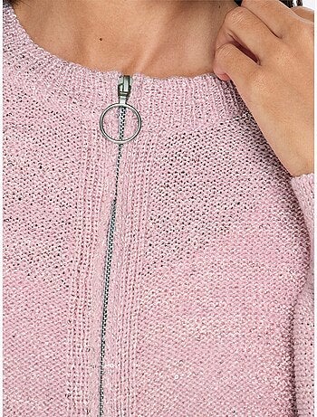 Gilet orné de paillettes brillantes - taille standard - helline