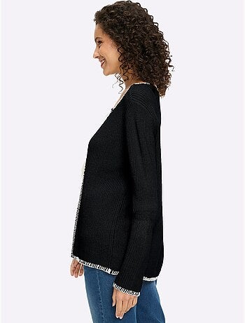 Gilet Ourlets Et Bords Piqués - Taille Standard - Helline