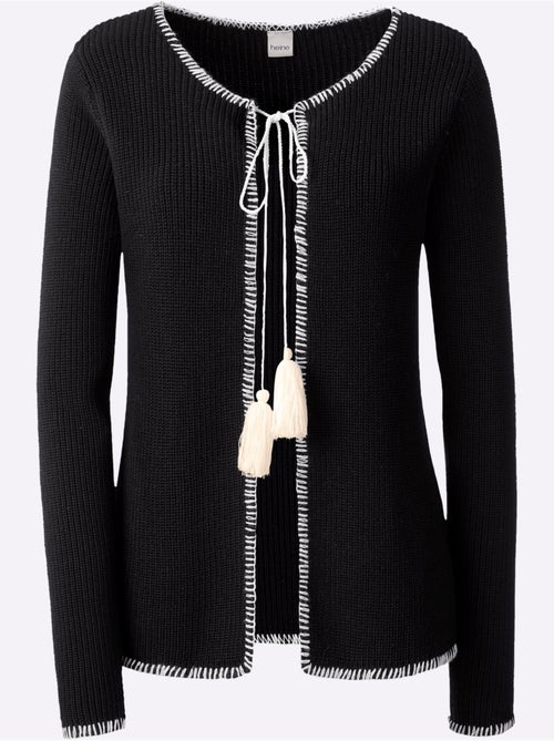 Gilet Ourlets Et Bords Piqués - Taille Standard - Helline - Kiabi Gilet Ourlets Et Bords Piqués - Taille Standard - Helline - Kiabi