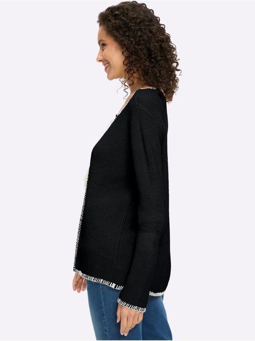 Gilet Ourlets Et Bords Piqués - Taille Standard - Helline - Kiabi Gilet Ourlets Et Bords Piqués - Taille Standard - Helline - Kiabi