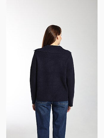 Gilet Oxyd | Gerard Pasquier Avec Col Vareuse | Gerard Pasquier