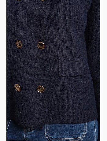 Gilet Oxyd | Gerard Pasquier Avec Col Vareuse | Gerard Pasquier