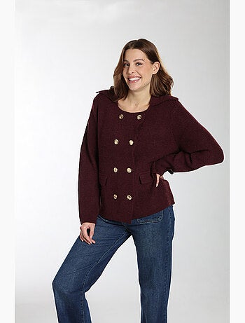 Gilet Oxyd | Gerard Pasquier Avec Col Vareuse | Gerard Pasquier