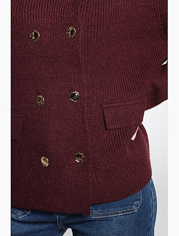 Gilet Oxyd | Gerard Pasquier Avec Col Vareuse | Gerard Pasquier