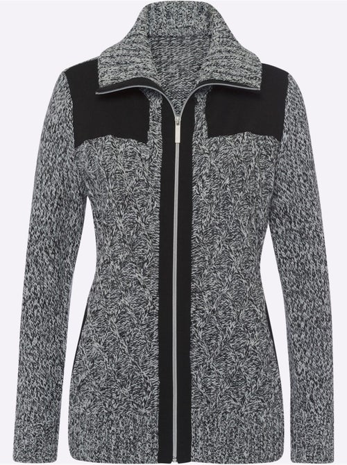 Gilet Poches Raglan - Taille Longue - Moda Vilona - Kiabi
