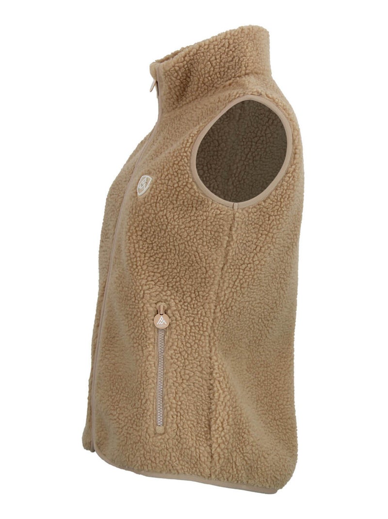 Gilet polaire ABEILLE - PEAK MOUNTAIN Beige - Kiabi