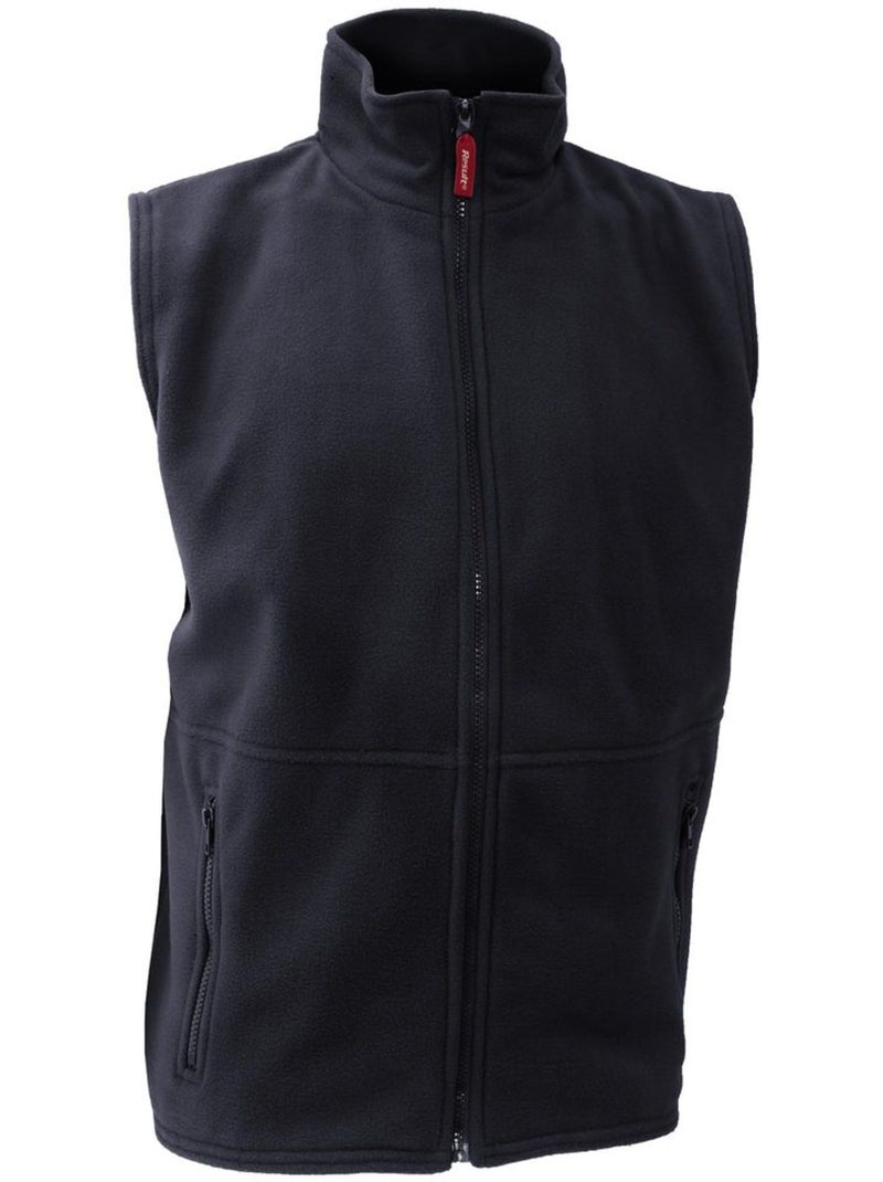Gilet polaire anti-boulochage - result core Bleu marine - Kiabi