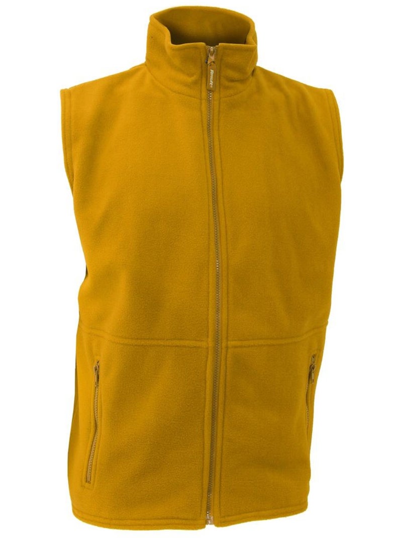 Gilet polaire anti-boulochage - result core Jaune - Kiabi