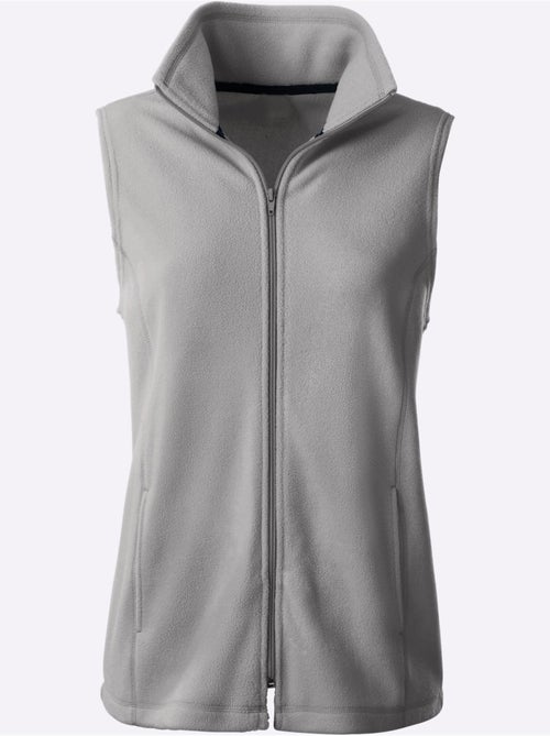 Gilet polaire avec col montant et poches confortables - Taille standard - Moda Vilona - Kiabi Gilet polaire avec col montant et poches confortables - Taille standard - Moda Vilona - Kiabi