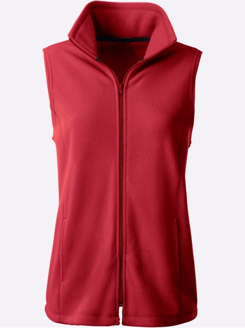 Gilet polaire avec col montant et poches pratiques - Taille standard - Moda Vilona - Kiabi Gilet polaire avec col montant et poches pratiques - Taille standard - Moda Vilona - Kiabi