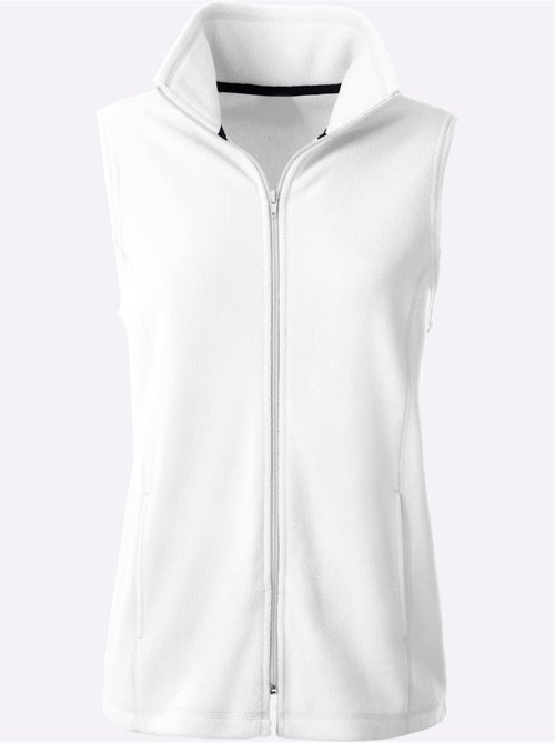 Gilet polaire avec col montant et poches princesses - Taille standard - Moda Vilona - Kiabi Gilet polaire avec col montant et poches princesses - Taille standard - Moda Vilona - Kiabi