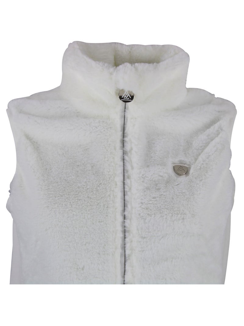 Gilet polaire AVRIL - PEAK MOUNTAIN Ecru - Kiabi