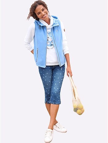 Gilet Polaire Capuche Avec Coulisse Et Lien à Nouer - Taille Standard - Witt