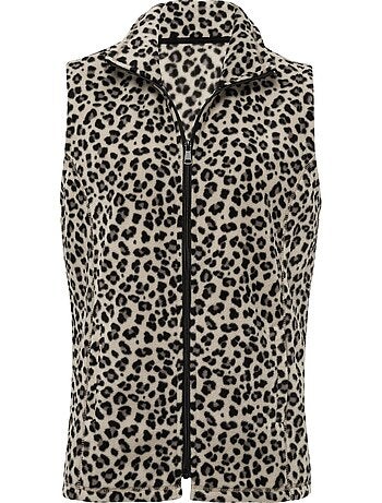 Gilet Polaire Coutures Princesse - Taille Standard - Moda Vilona