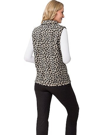 Gilet Polaire Coutures Princesse - Taille Standard - Moda Vilona