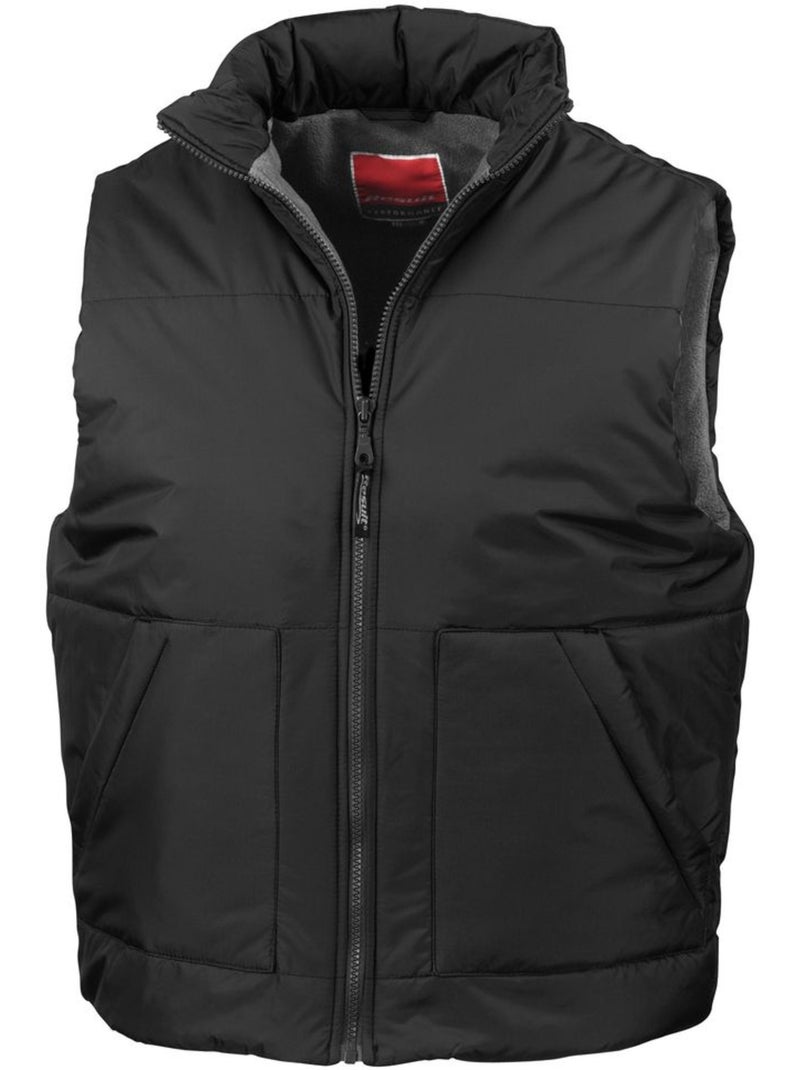 Gilet polaire imperméable respirant - result Noir - Kiabi