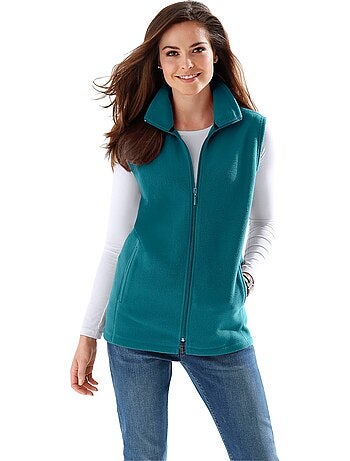 Gilet Polaire Traitement Contre Les Bouloches - Taille Standard - Moda Vilona