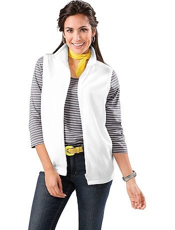 Gilet Polaire Traitement Contre Les Bouloches - Taille Standard - Moda Vilona