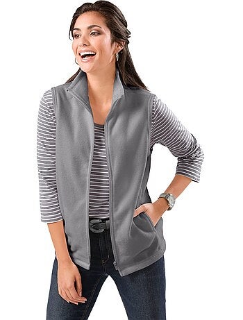 Gilet Polaire Traitement Contre Les Bouloches - Taille Standard - Moda Vilona