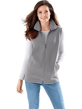 Gilet Polaire Traitement Contre Les Bouloches - Taille Standard - Moda Vilona