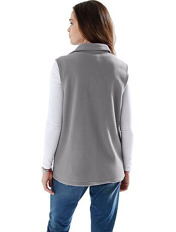 Gilet Polaire Traitement Contre Les Bouloches - Taille Standard - Moda Vilona