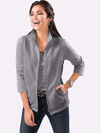 Gilet Polaire Traitement Contre Les Bouloches - Taille Standard - Moda Vilona