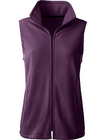 Gilet Polaire Traitement Contre Les Bouloches - Taille Standard - Moda Vilona