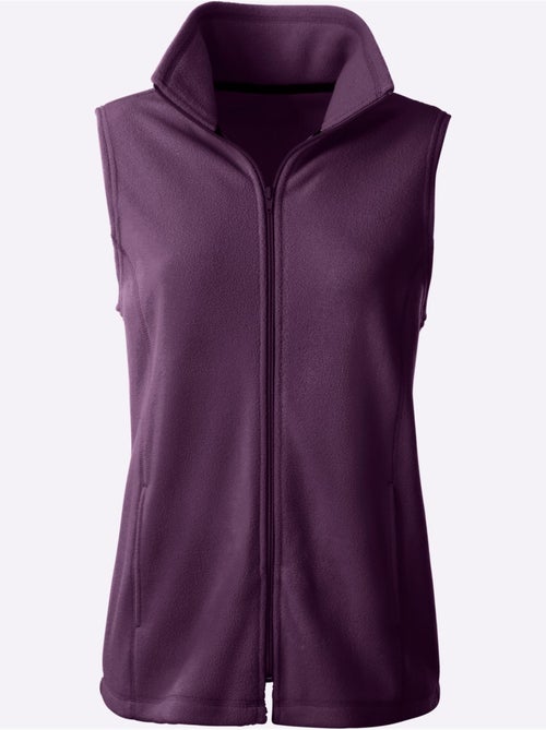 Gilet Polaire Traitement Contre Les Bouloches - Taille Standard - Moda Vilona - Kiabi