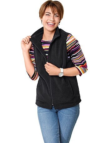 Gilet Polaire Traitement Contre Les Bouloches - Taille Standard - Moda Vilona