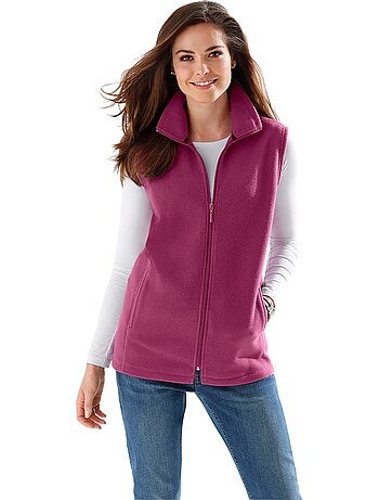 Gilet Polaire Traitement Contre Les Bouloches - Taille Standard - Moda Vilona