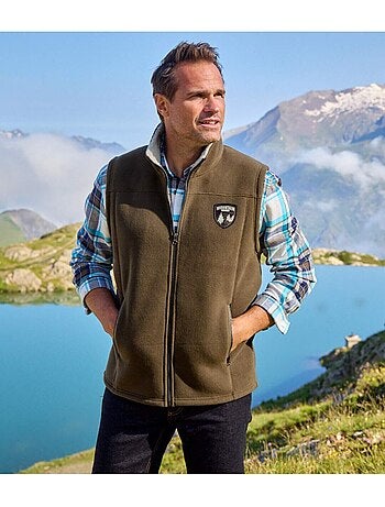 Gilet polaire zippé doublé sherpa - atlas for men