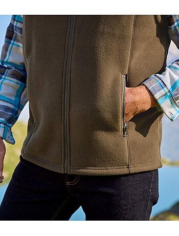 Gilet polaire zippé doublé sherpa - atlas for men