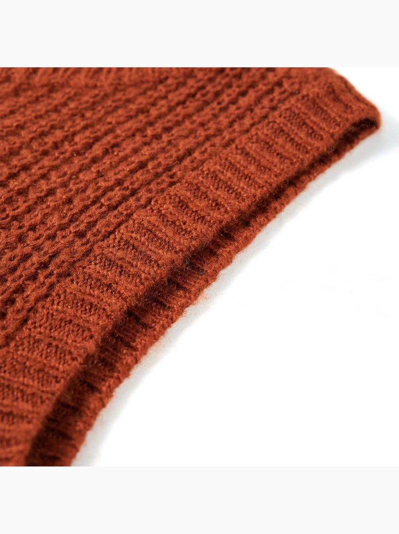 Gilet Pull Pour Enfants Acrylique - VidaXL Camel - Kiabi