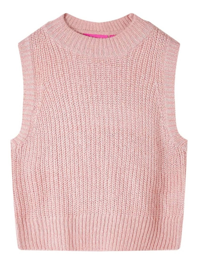Gilet Pull Pour Enfants Acrylique - VidaXL Rose - Kiabi
