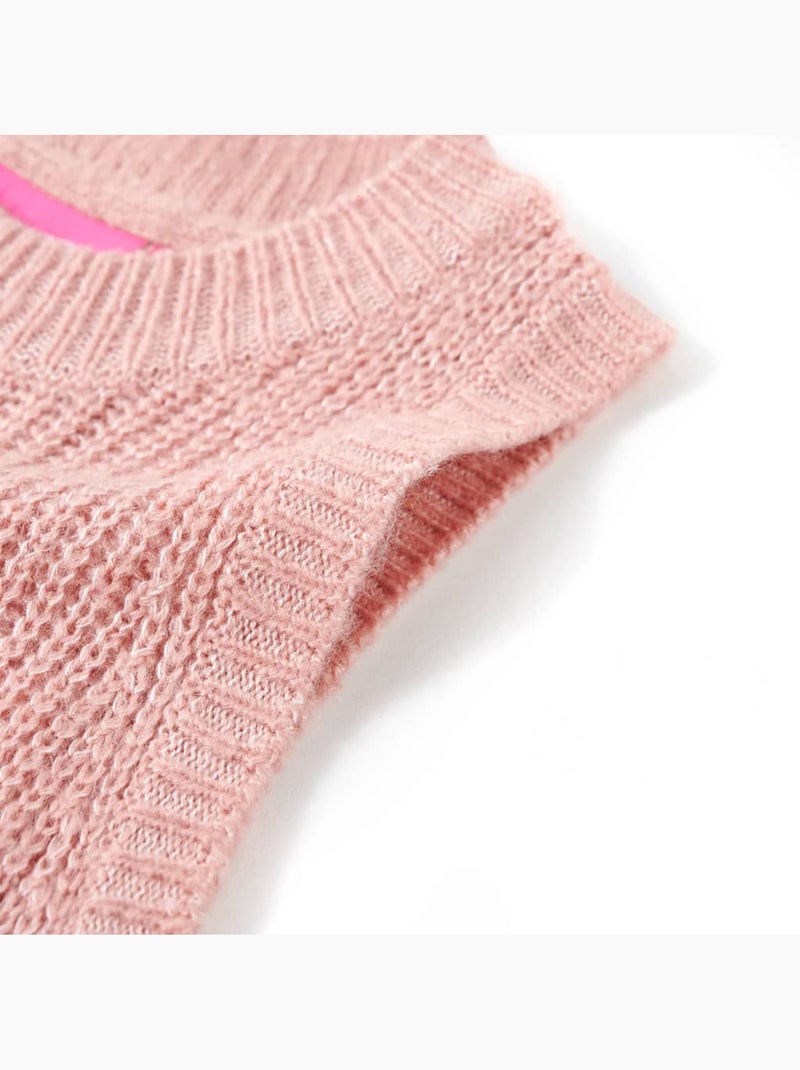 Gilet Pull Pour Enfants Acrylique - VidaXL Rose - Kiabi