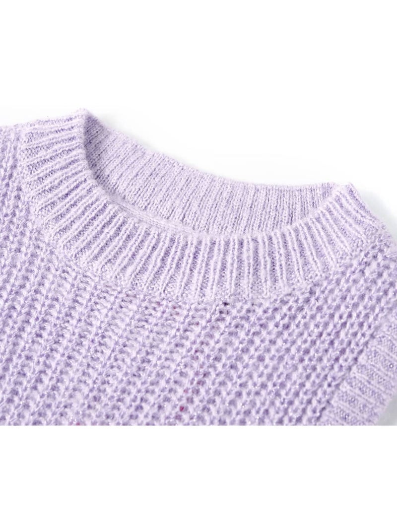Gilet Pull Pour Enfants Acrylique - VidaXL Violet - Kiabi