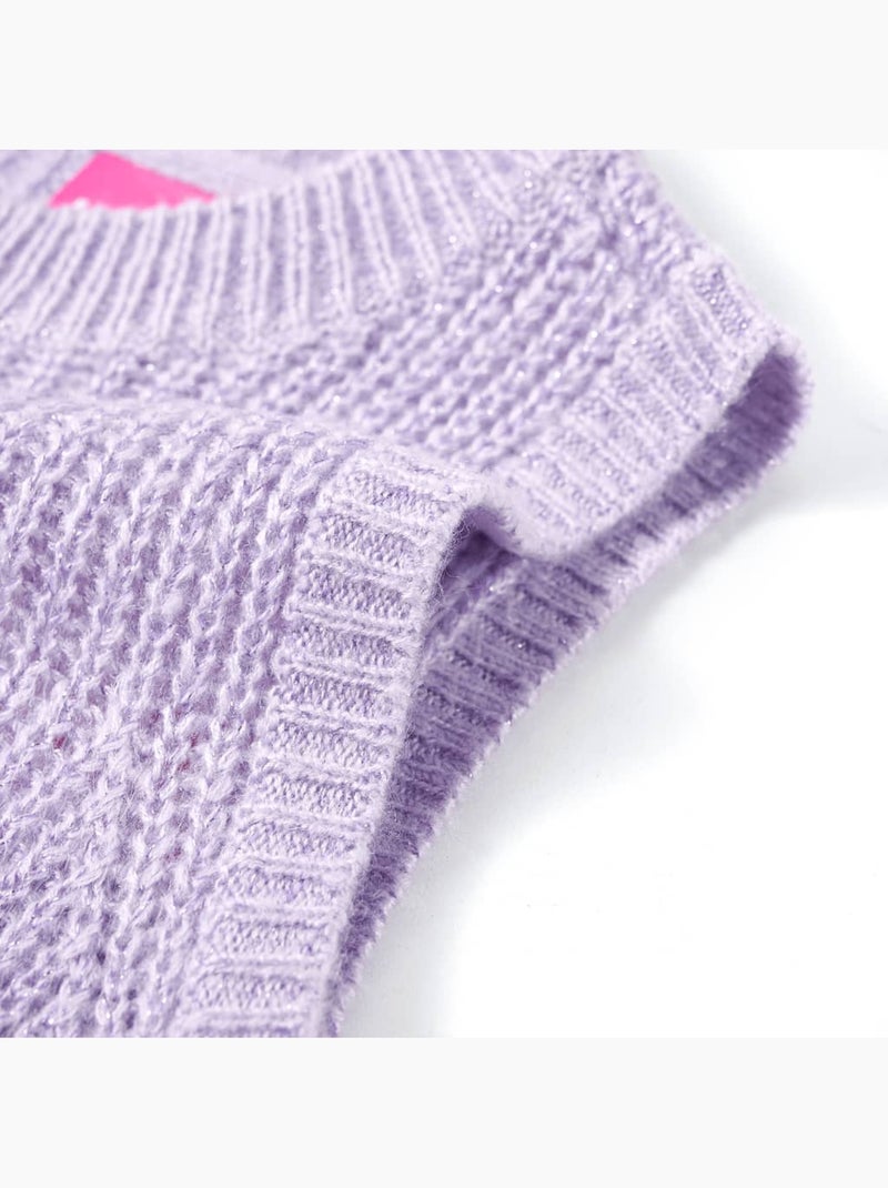 Gilet Pull Pour Enfants Acrylique - VidaXL Violet - Kiabi