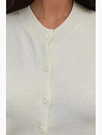 Gilet pull ras du cou en tricot épais hiccup