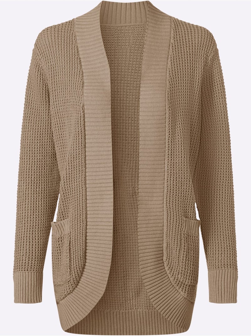 Gilet Pur Coton - Taille Standard - Witt Beige - Kiabi