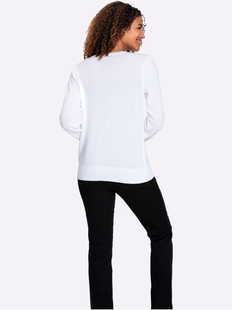 Gilet Pur Coton - Taille Standard - Witt Ecru - Kiabi
